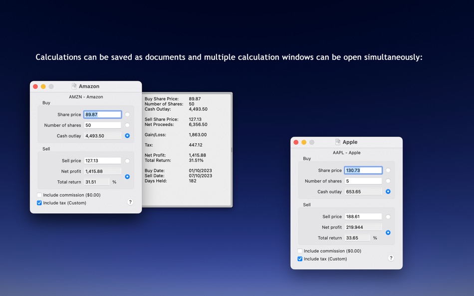 #6. Stock Calculator (macOS) 由: System Support Products, Inc.