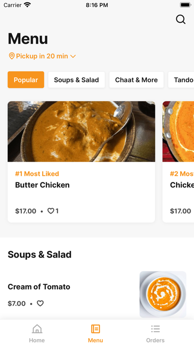 Bhai Sahab Indian Restaurant Screenshot
