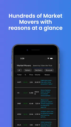 Market Mover: Reason & Insight screenshot 1
