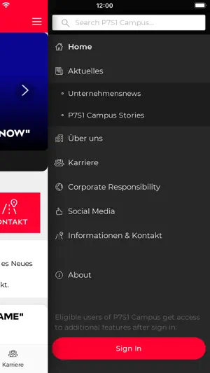 P7S1 Social Campus screenshot 2