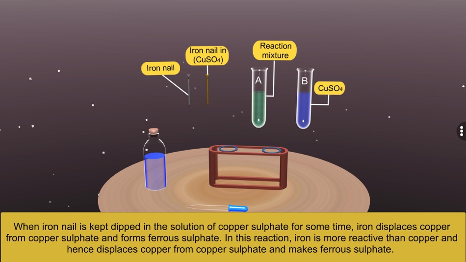 #6. Displacement Reaction (iOS) 由: VIRTUAL FILAMENTS PRIVATE LIMITED