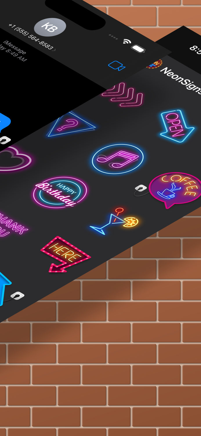 Neon Signs Animated Sticker