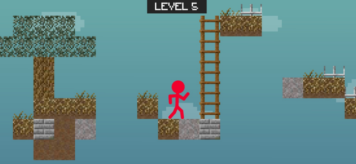 Stickman Cube Craft Parkour