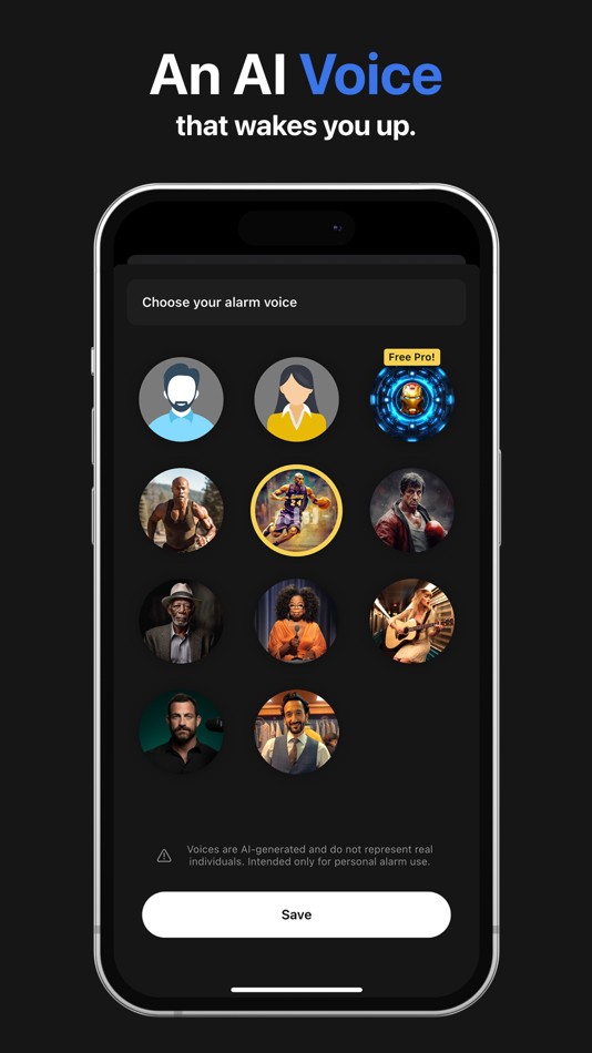 #1. Avo - AI Voice Alarm (iOS) 由: SLAM Ventures, LLC