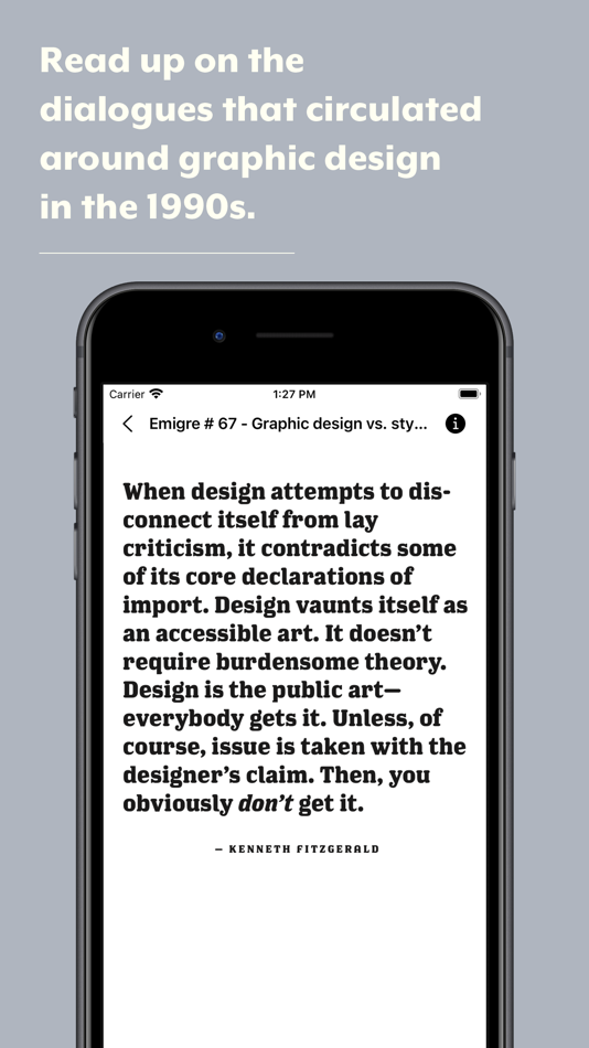 #5. Emigre Fonts (iOS) 由: Emigre Inc.