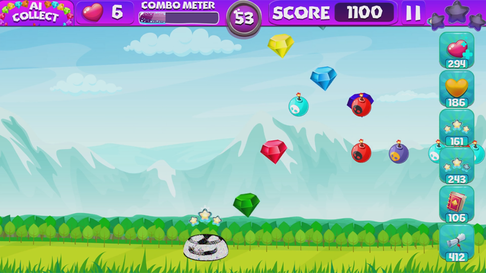 #4. AI Collect: Super Gems (iOS) Podle: Trevor Pinkney