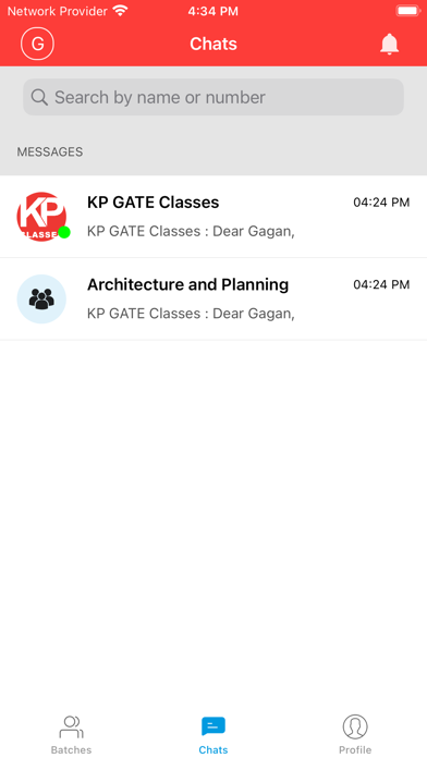 KP GATE Classes Screenshot
