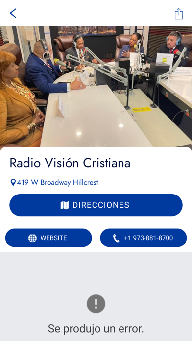 Radio Vision Cristiana Oficial Screenshot
