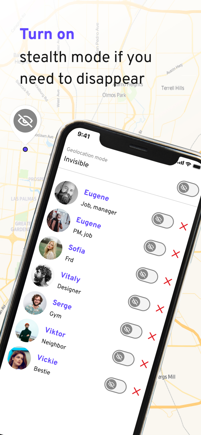 On MapLocate your friends GPS
