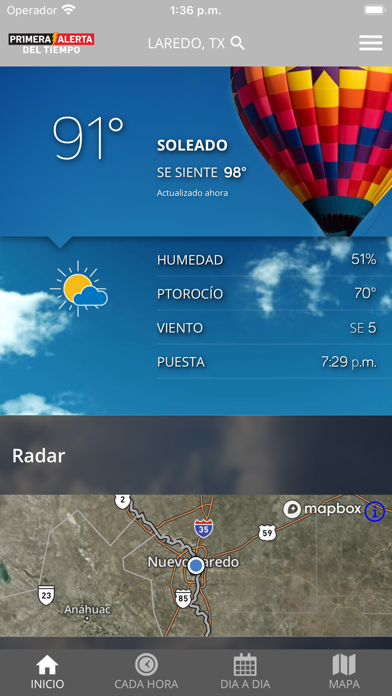 Primera Alerta del Tiempo Screenshot