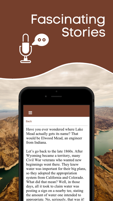Lake Mead Self-Guided GPS Tour Screenshot