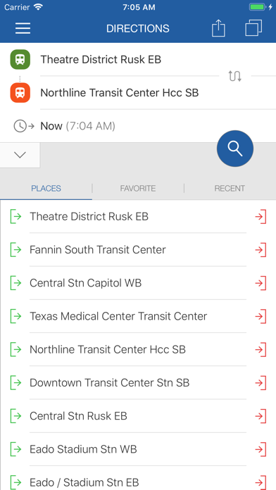 ezRide Houston METRO - Transit Screenshot