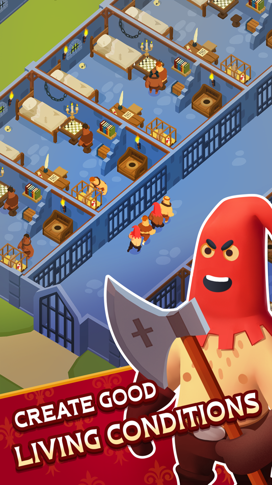 #3. Idle Medieval Prison Tycoon (iOS) By: WAZZAPPS GLOBAL LIMITED
