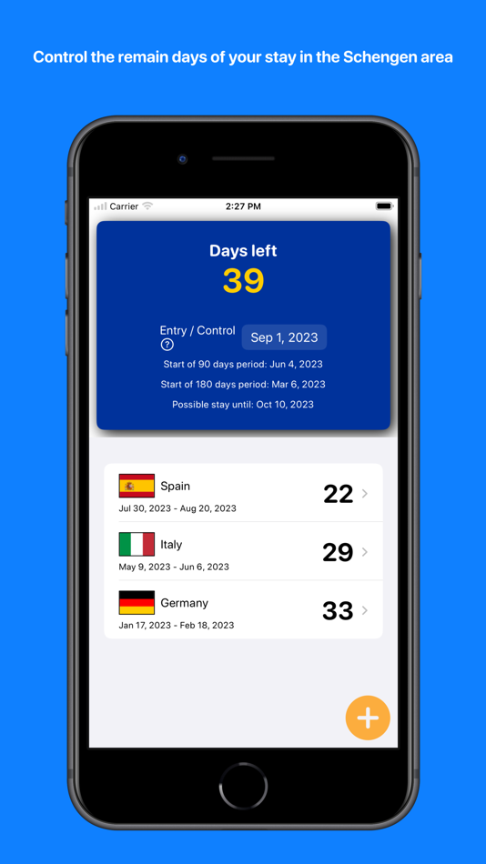 #1. SchengenCalc (iOS) By: Andrey Mikhaylin