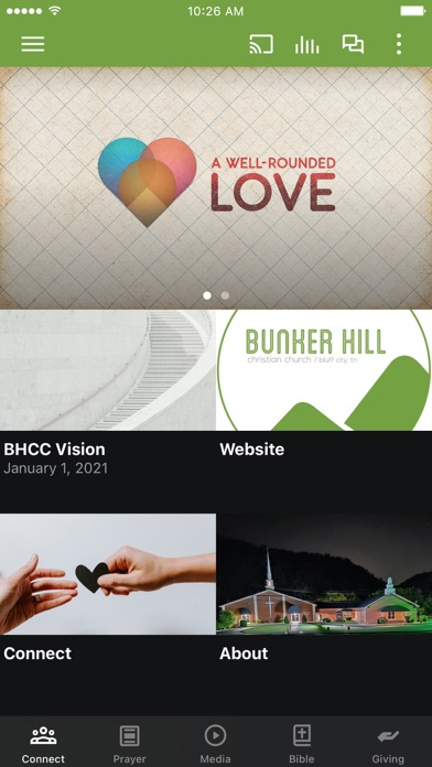 Bunker Hill Christian Church Screenshot