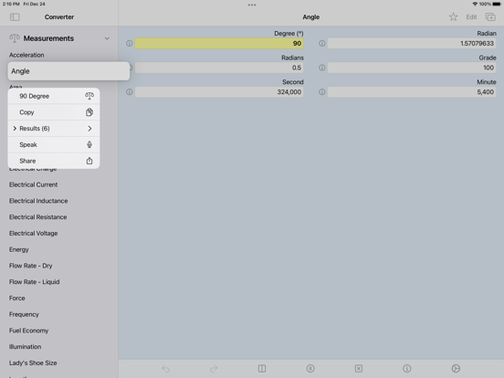 Screenshot #5 pour Converter of Units