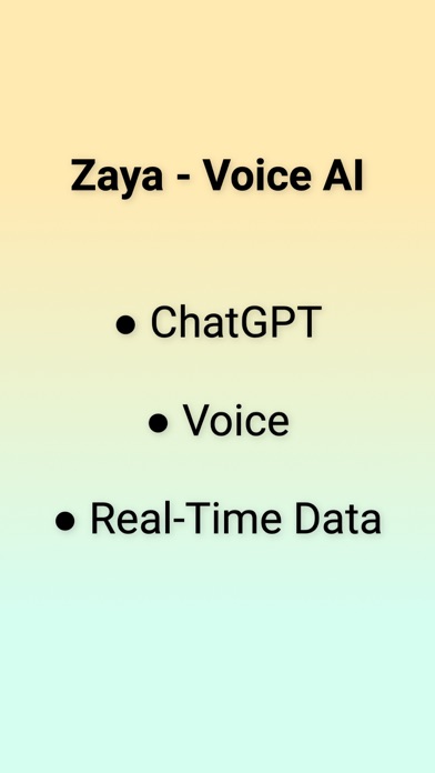Zaya - Voice AI screenshot n.1