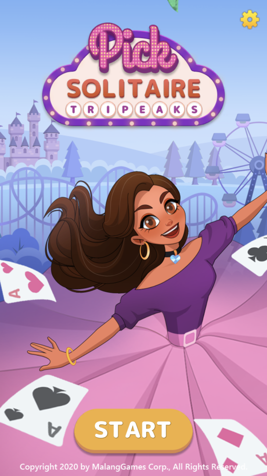 #4. Pick Solitaire : Tri Peaks (iOS) Bởi: MalangGames Corp.