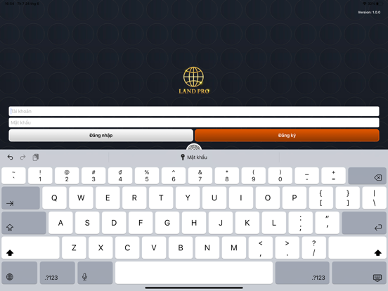 Land Pro iPad screenshot 1 - Navigation app