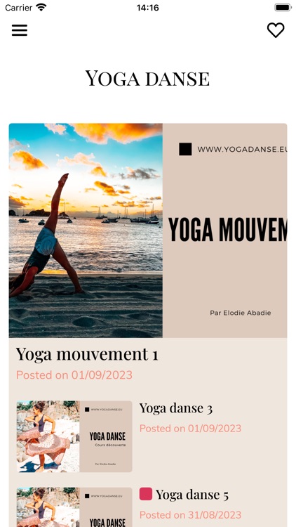 Yoga danse