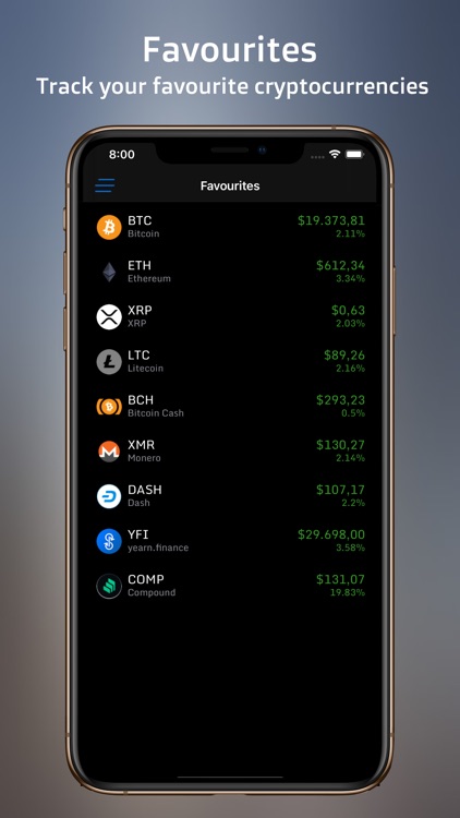 Live CryptoCurrency Prices