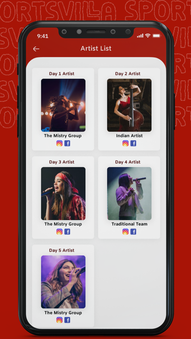 Sportsvilla - Events & Sport Screenshot