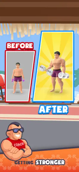 Game screenshot Idle Gym Life: Summer Rumble apk