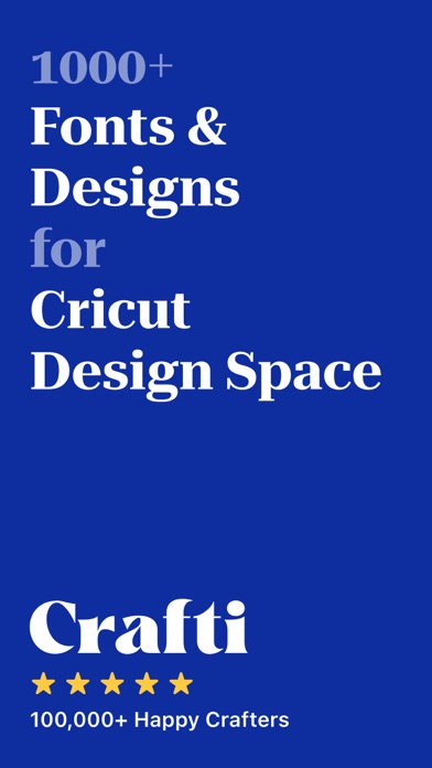 Crafti: Cricut Designs & Fonts Screenshot