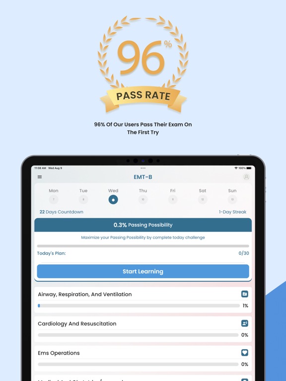 Screenshot #4 pour EMT-B Practice Test 2023