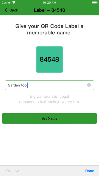 SmatageeQR Code Smart Labels Screenshot