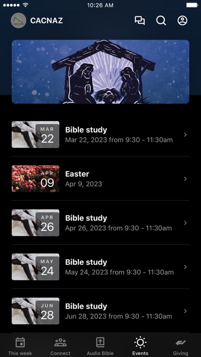 College Ave. Church Nazarene Screenshot
