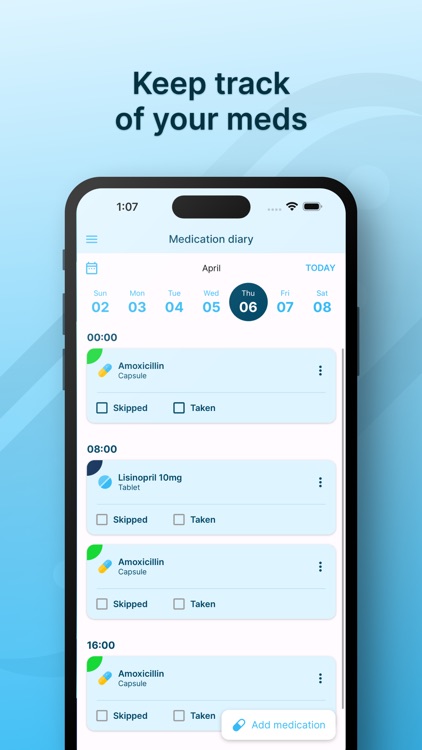 Medication Reminder: Pill App