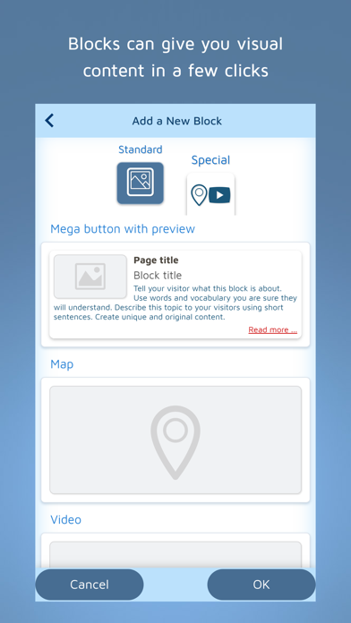 FreeSite – Website Maker Screenshot