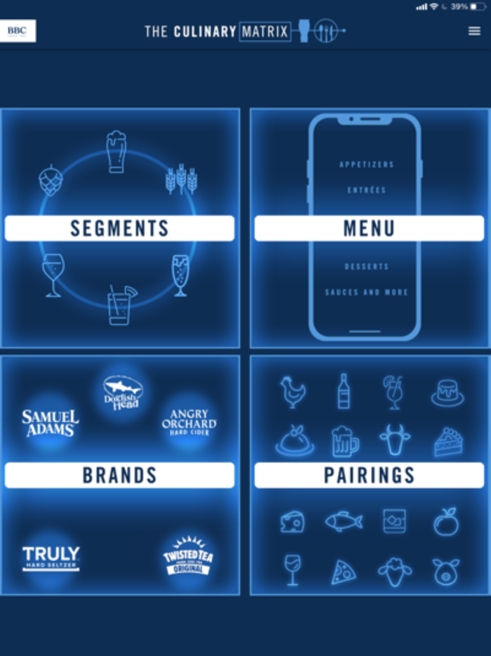 Boston Beer - Culinary Matrix