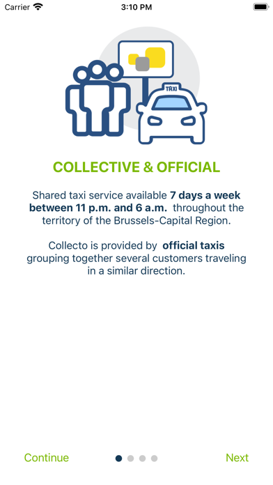Collecto, your shared taxi Screenshot 1 - AppWisp.com Collecto, your shared taxi Screenshot 1 - AppWisp.com