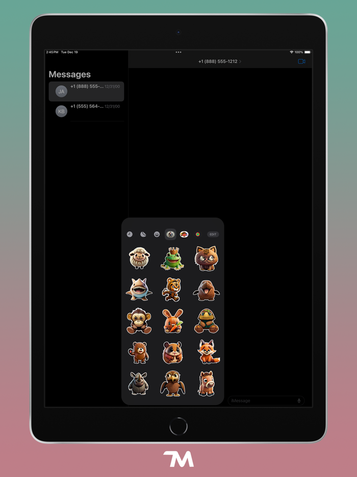 Animal Plushies Stickers