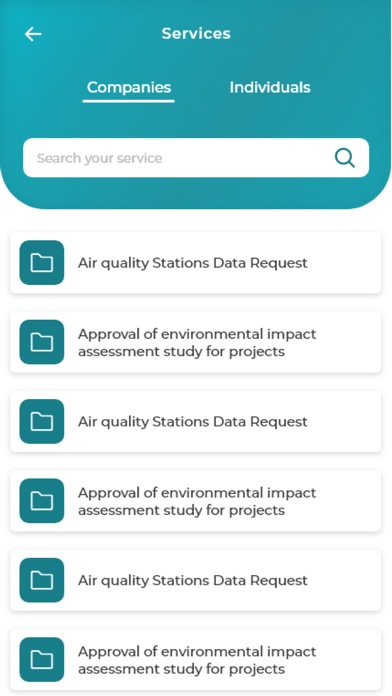 Fujairah Environment Authority Screenshot