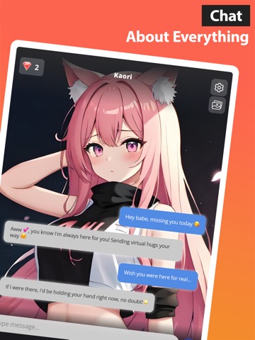 Waifu Anime AI Girlfriend Chatのおすすめ画像2