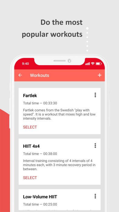 Zamfit - Cardio Training Screenshot