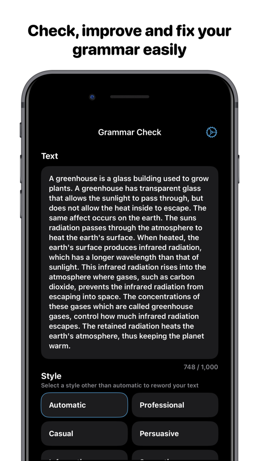 AI Grammar Check: AI Writer - 1.2.0 - (iOS)