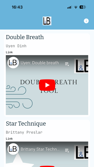 L & B App Screenshot