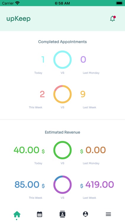 upKeep - Barbers, Salons, etc.