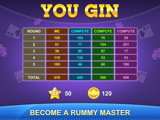 Rummy - Gin Rummy Offline Gameのおすすめ画像5