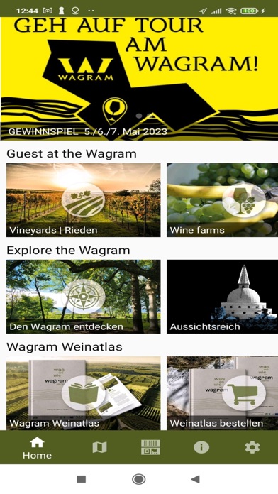 Wagram WeinGuide Screenshot