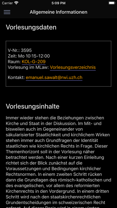 Legal History Screenshot