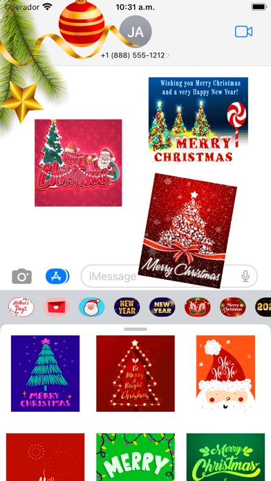 Merry Christmas Animated Cards Screenshot