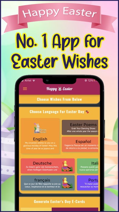 Happy Easter Day Wishes Images Screenshot