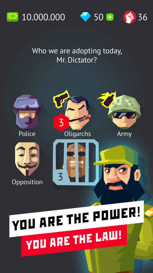 #2. Dictator - Rule the World (iOS) 来自: Playgendary Limited
