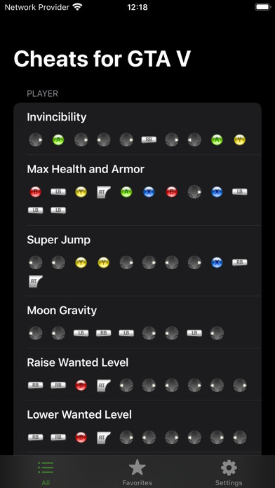 Cheats for GTA 5 / V Screenshot