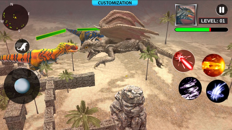 Monster vs Dragon Clash